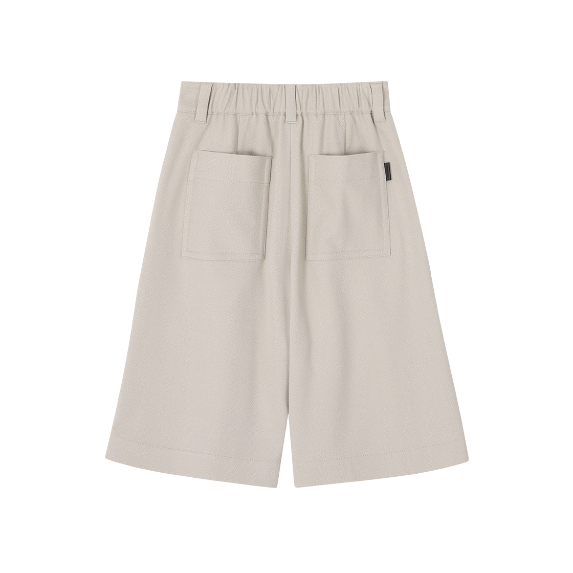 (W) 송지오 어시메트릭 버뮤다 쇼츠 베이지((W) SONGZIO Asymmetric Bermuda Shorts Beige) - 2