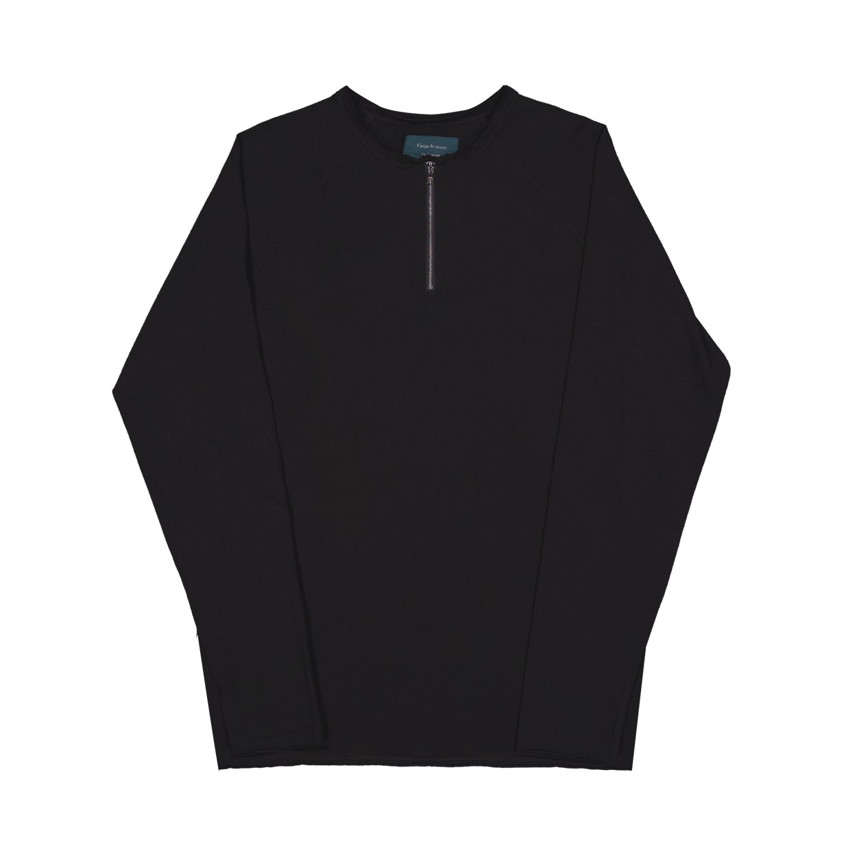 언더마이카 페이디드 코어 집 롱 슬리브 블랙(Undermycar Faded Core Zip Long Sleeve Black)