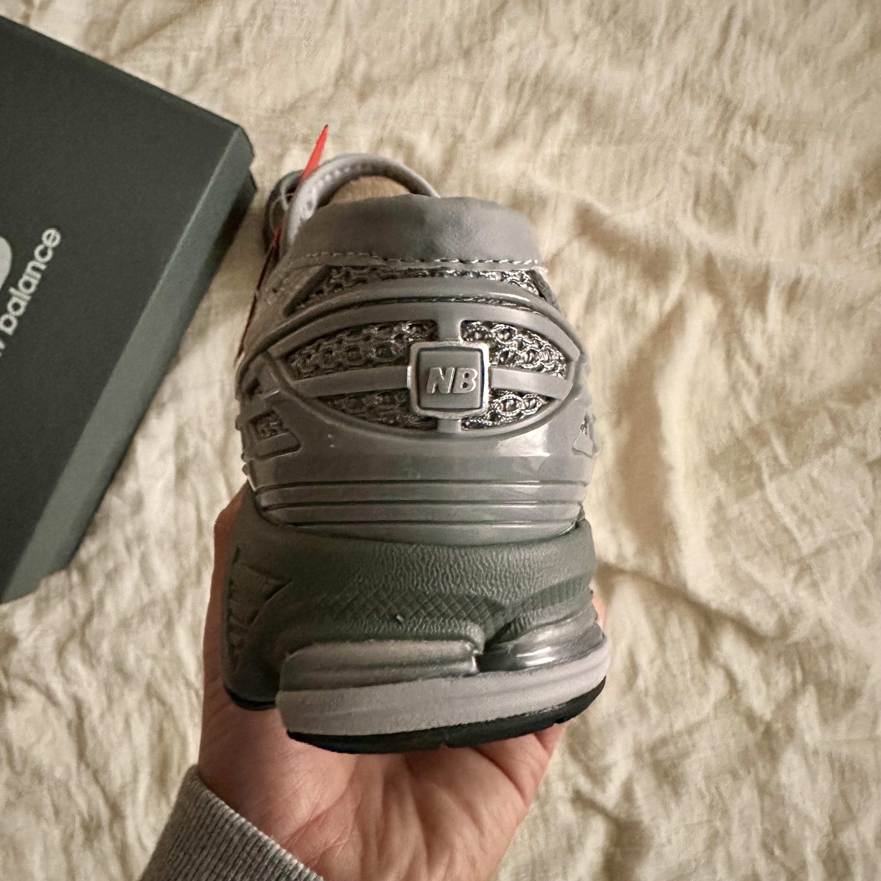 New Balance 1906L Raincloud Slate Grey - D Standard 착용 스타일 - 8