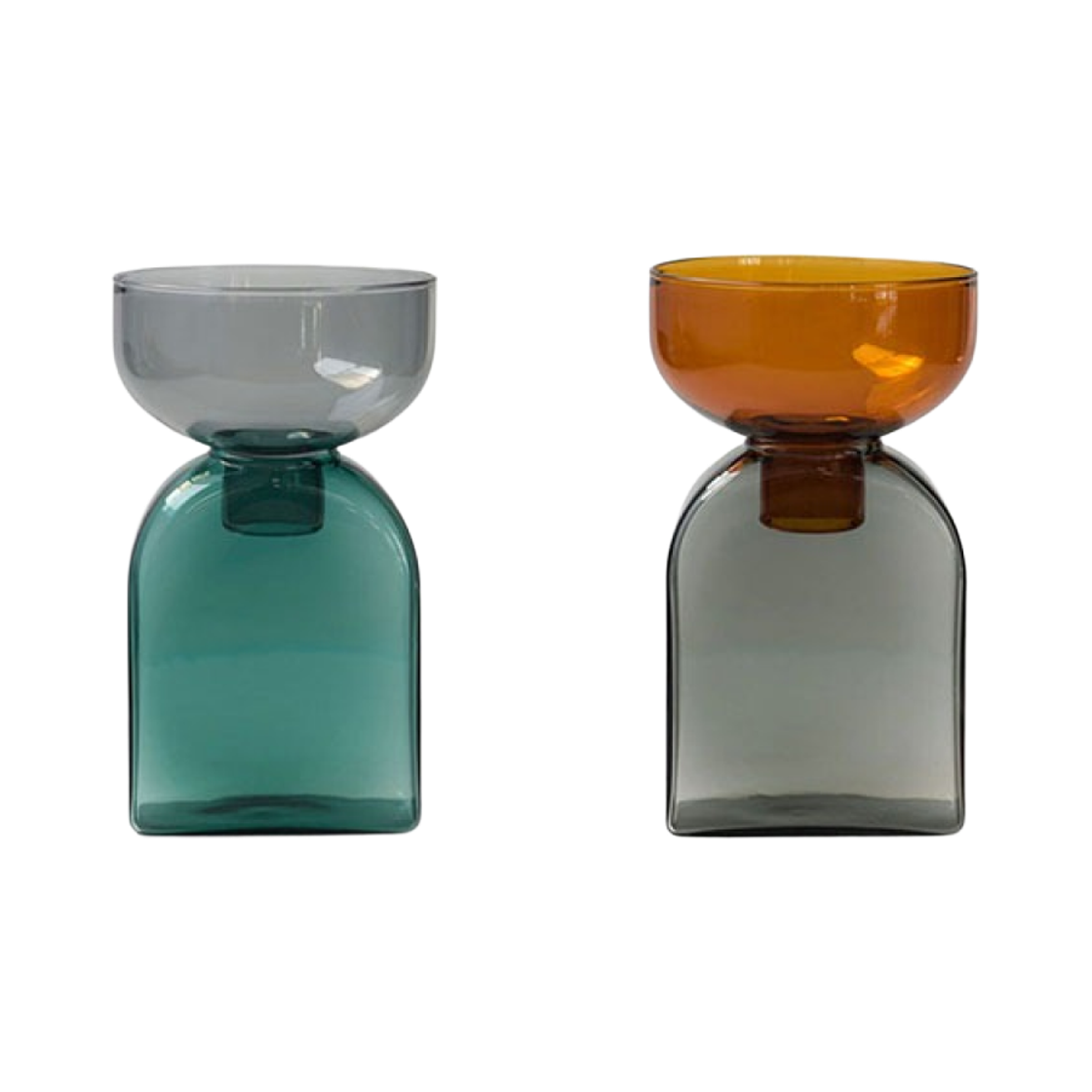24194・24195 INNOMETSA amabro Two Tone Vase Square