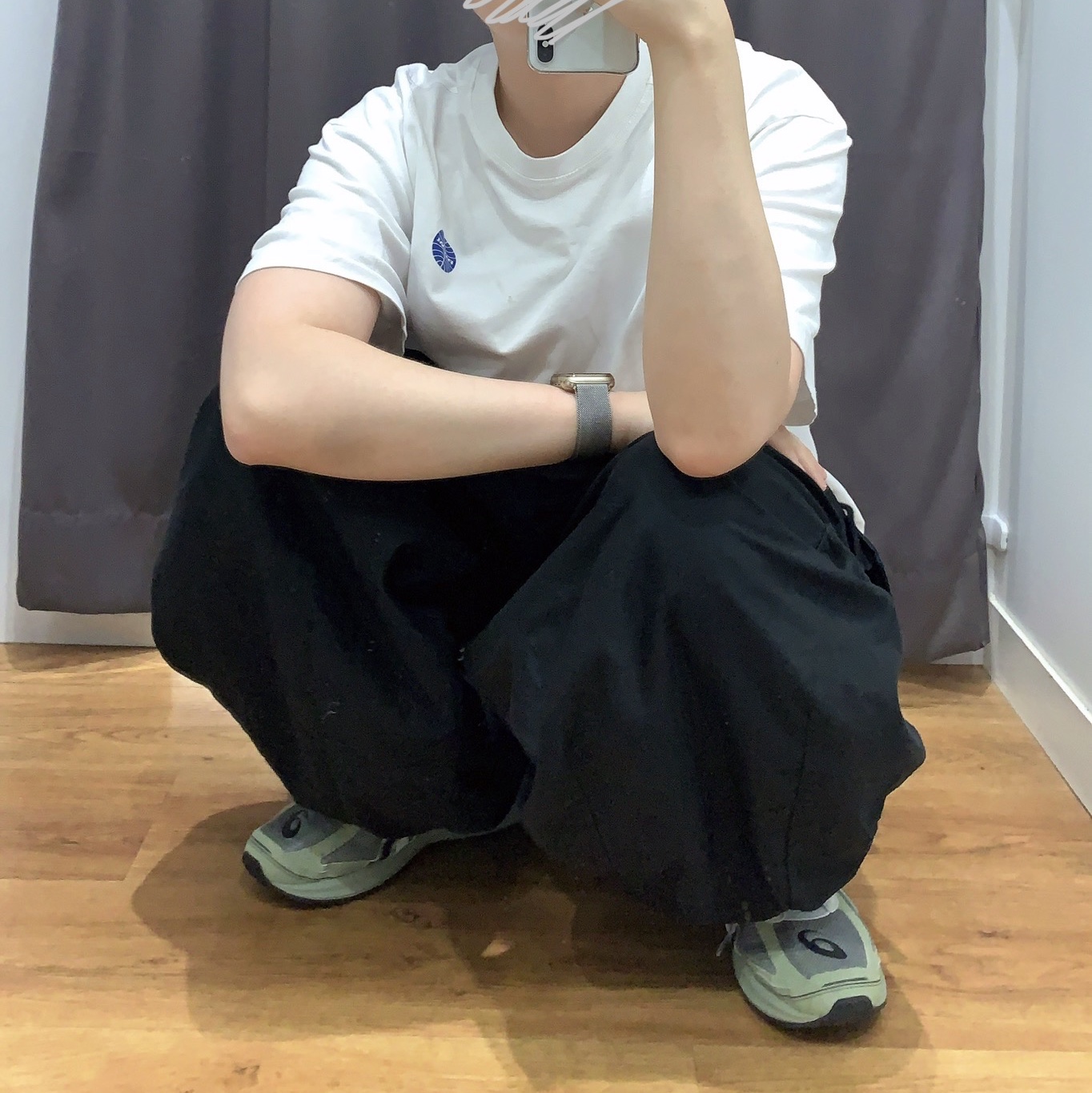 Needles H.D. BDU Pants Black, Asics Jog 100 S Sheet Rock - 2E Wide 착용 스타일