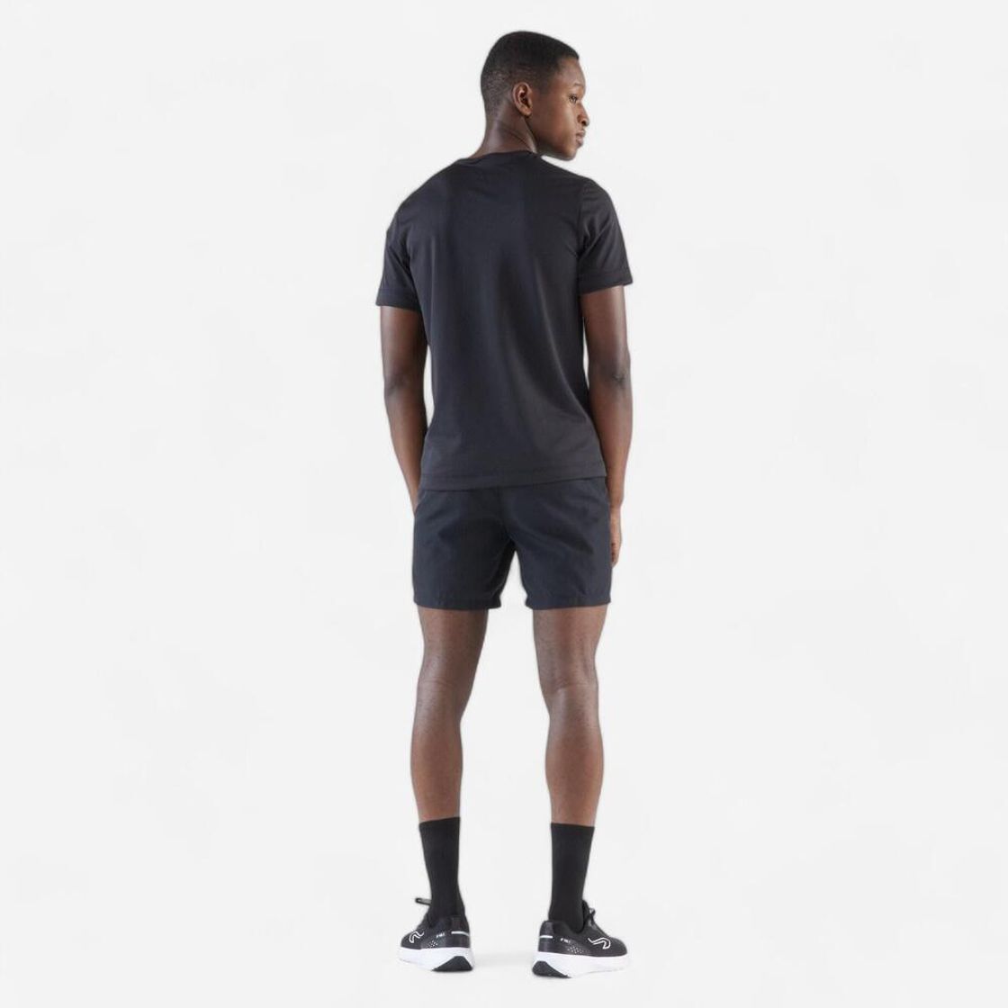 데카트론 남성 러닝 반팔 티 런 드라이 100 스모크 블랙(DECATHLON Men's Running Short-Sleeved T-Shirt Run Dry 100 Smoke Black) - 8