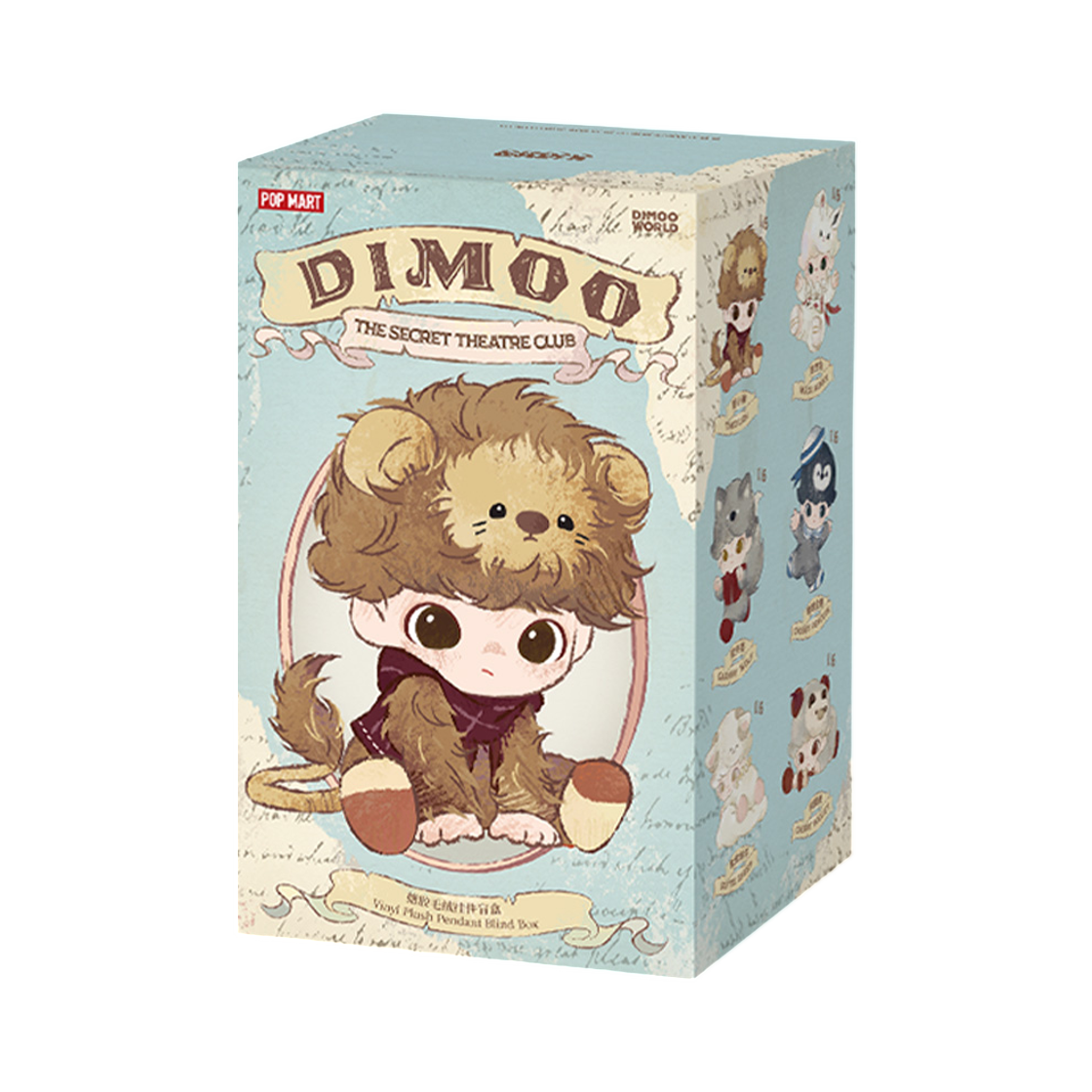팝마트 디무 비밀 연극단 시리즈 인형 키링 미개봉 랜덤박스 (1개입)(Pop Mart Dimoo The Secret Theatre Club Series Vinyl Plush Pendant Sealed Case (1 Blind Box)) - 1