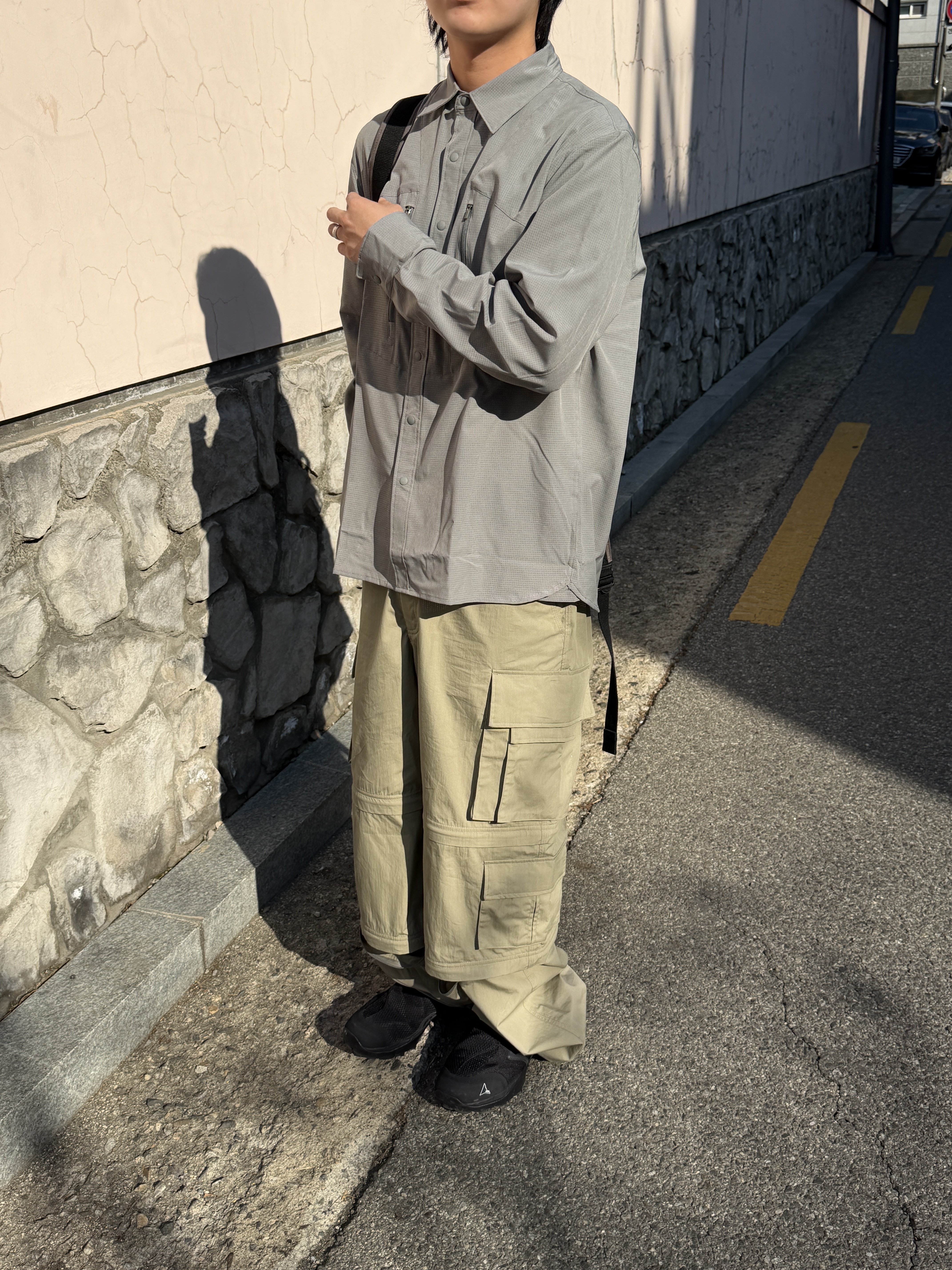 Roa Hiking Minaar Black 착용 스타일