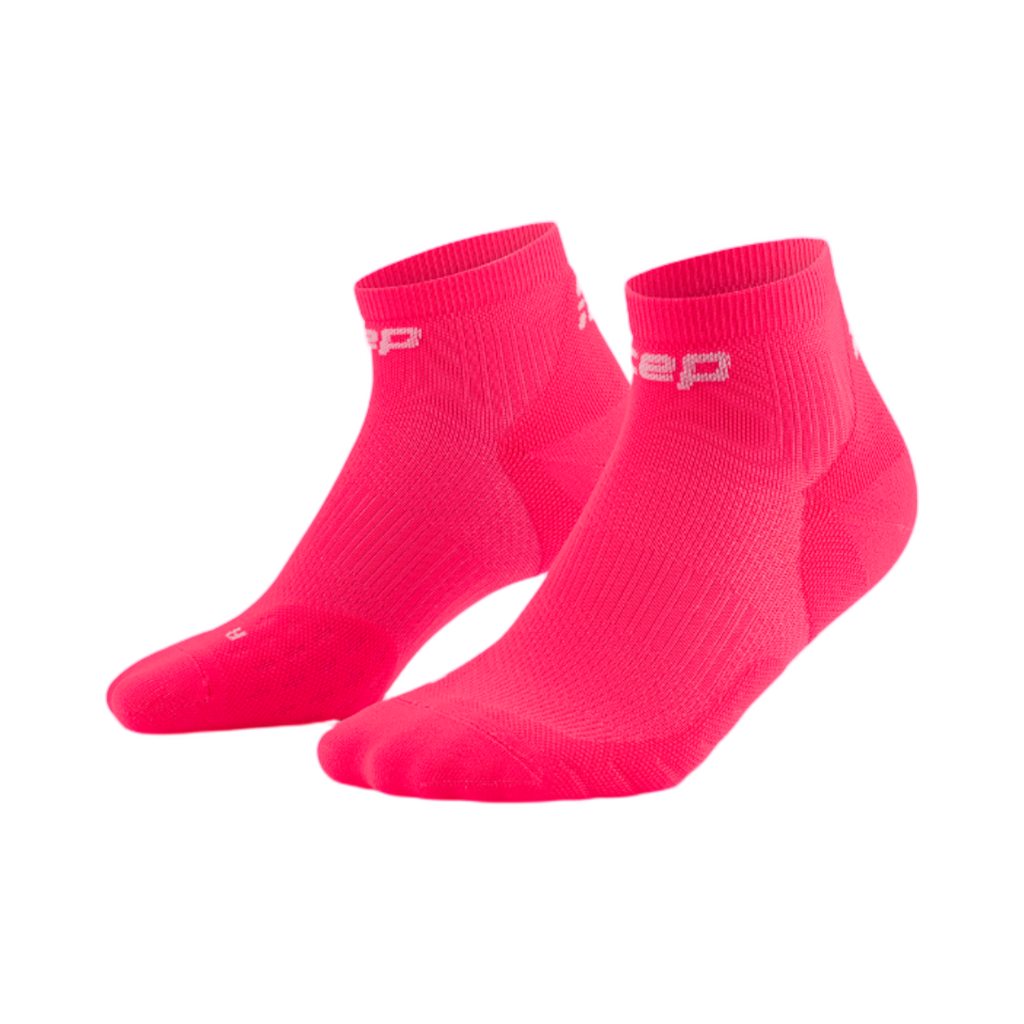 WP7A4R (W) CEP Core Run Socks Low Cut Pink