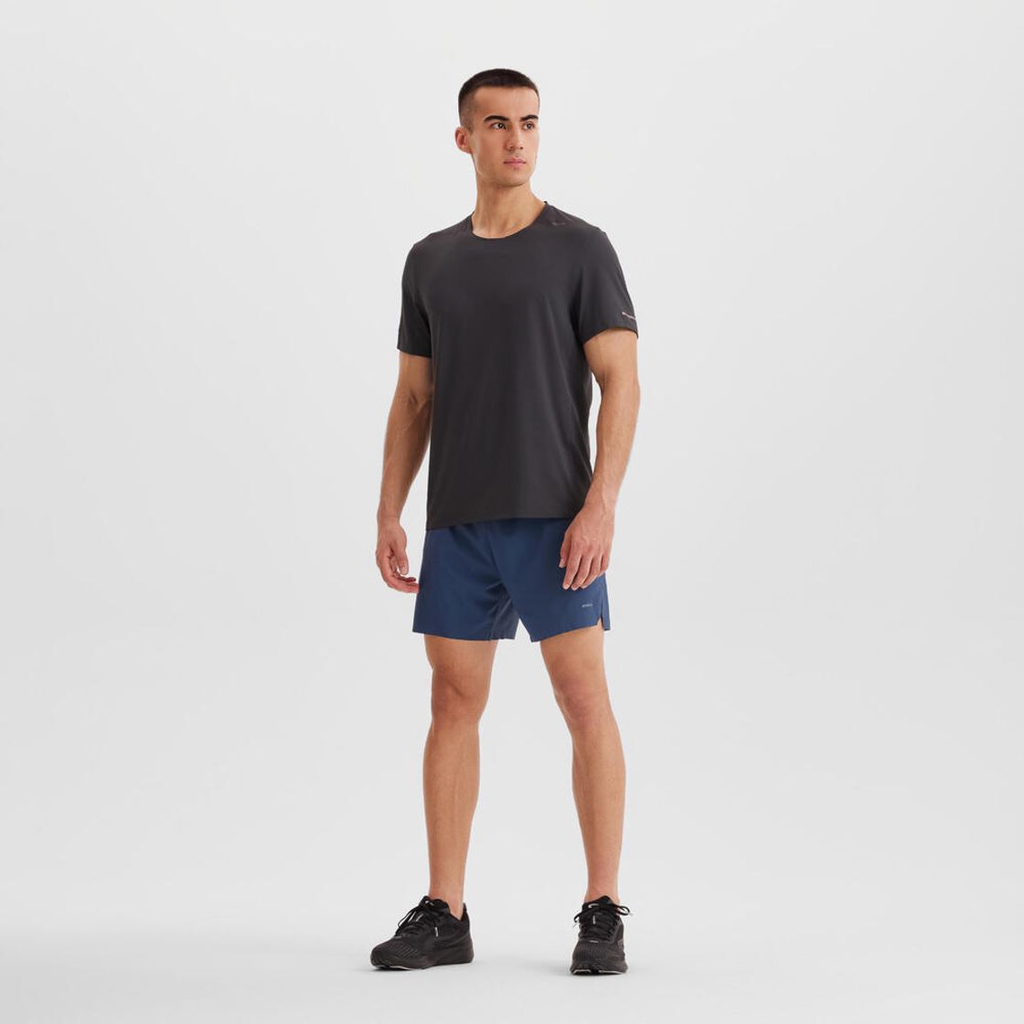 데카트론 남성 러닝 자외선 차단 반팔 티 런 드라이 500 카본 그레이(DECATHLON Men's Running UV Protection Short-Sleeved T-Shirt Run Dry 500 Carbon Grey) - 6