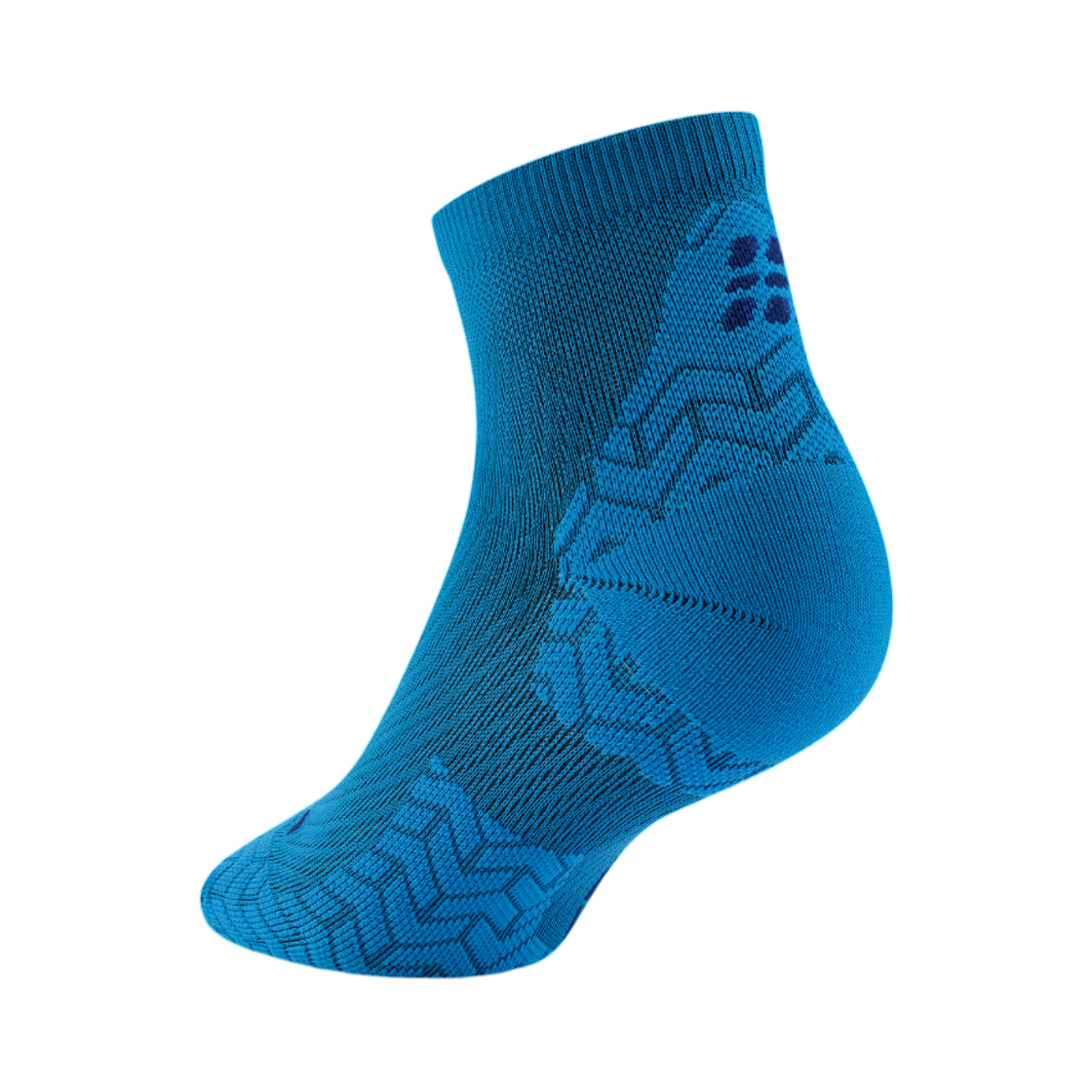 (W) CEP 코어 런 울트라라이트 삭스 로우 컷 블루((W) CEP Core Run Ultralight Socks Low Cut Blue) - 1