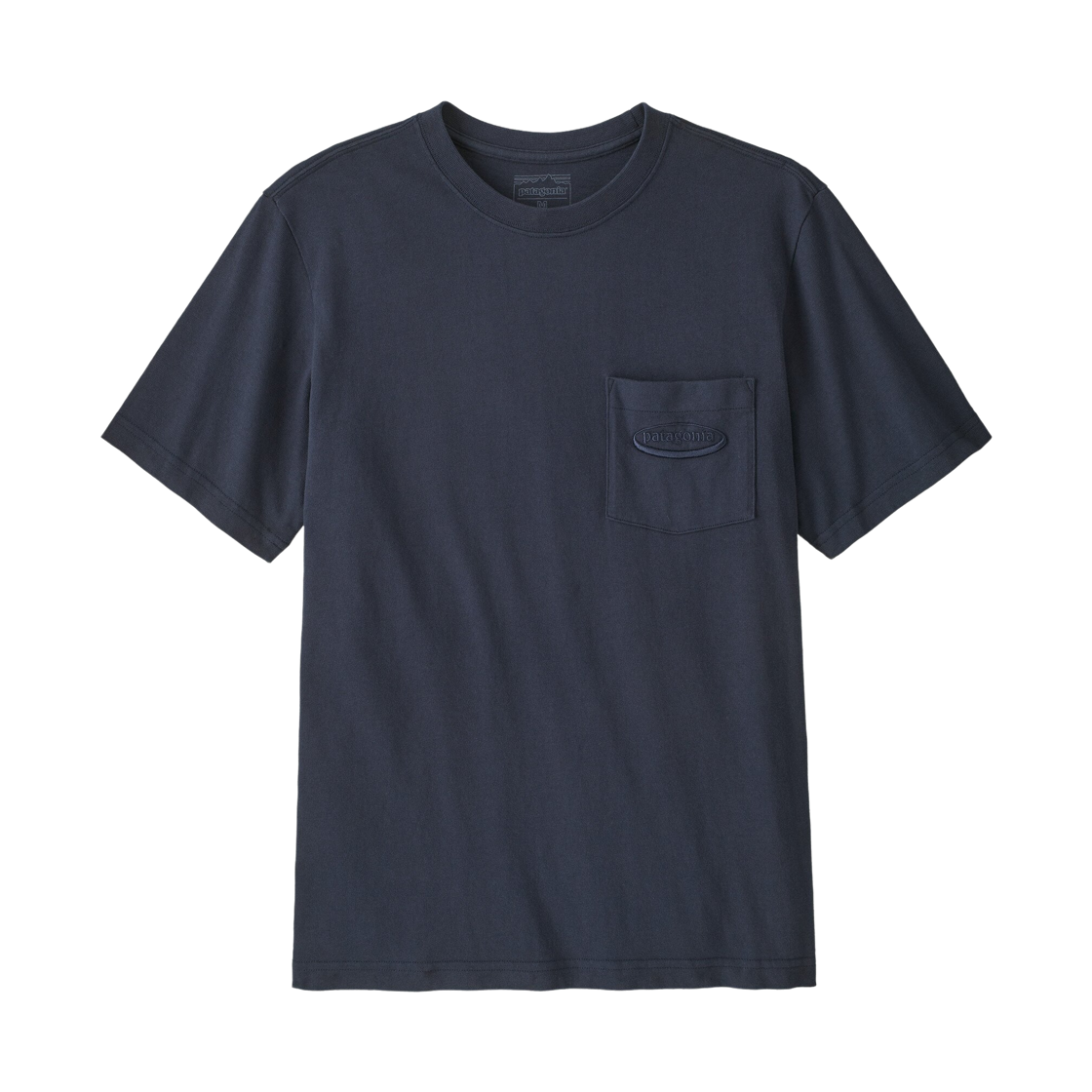 37880 Patagonia Midweight 95 Oval Logo Pocket T-Shirt New Navy