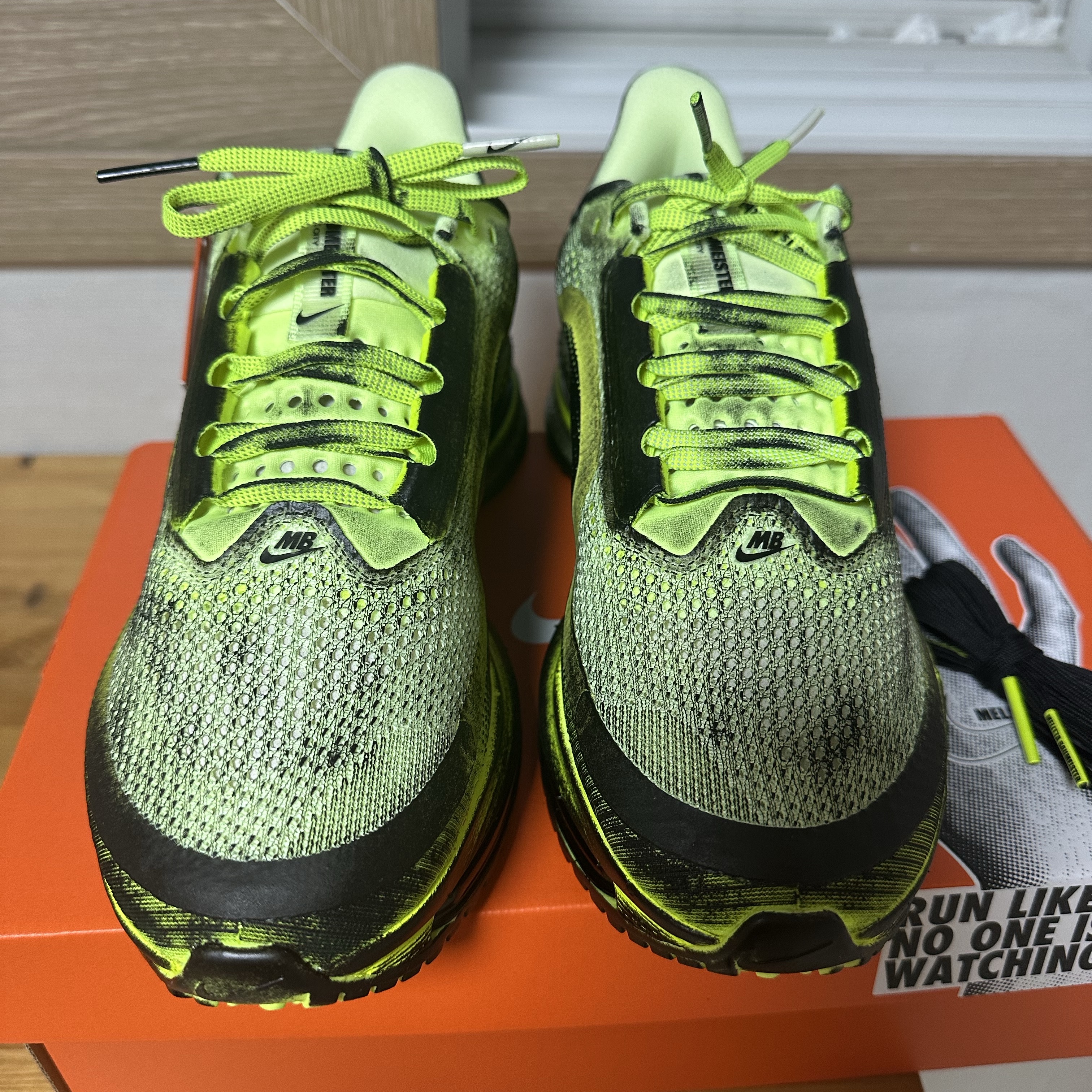 (W) Nike x Melitta Baumeister Pegasus Premium Volt and Cyber 착용 스타일 - 5