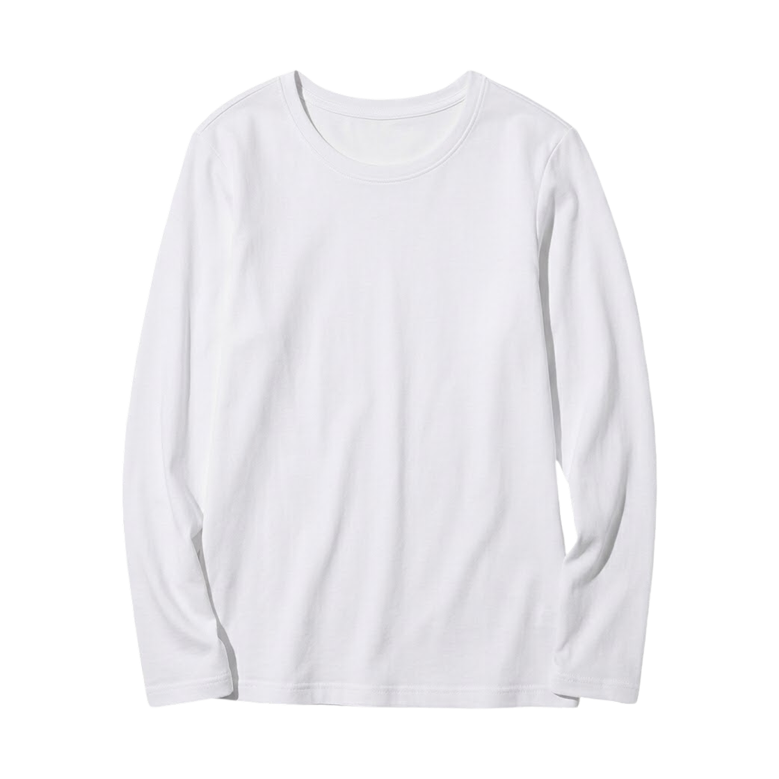 478965-01 (W) Uniqlo Heattech Ultra Warm Crewneck Long Sleeve T-Shirt Off White - JP