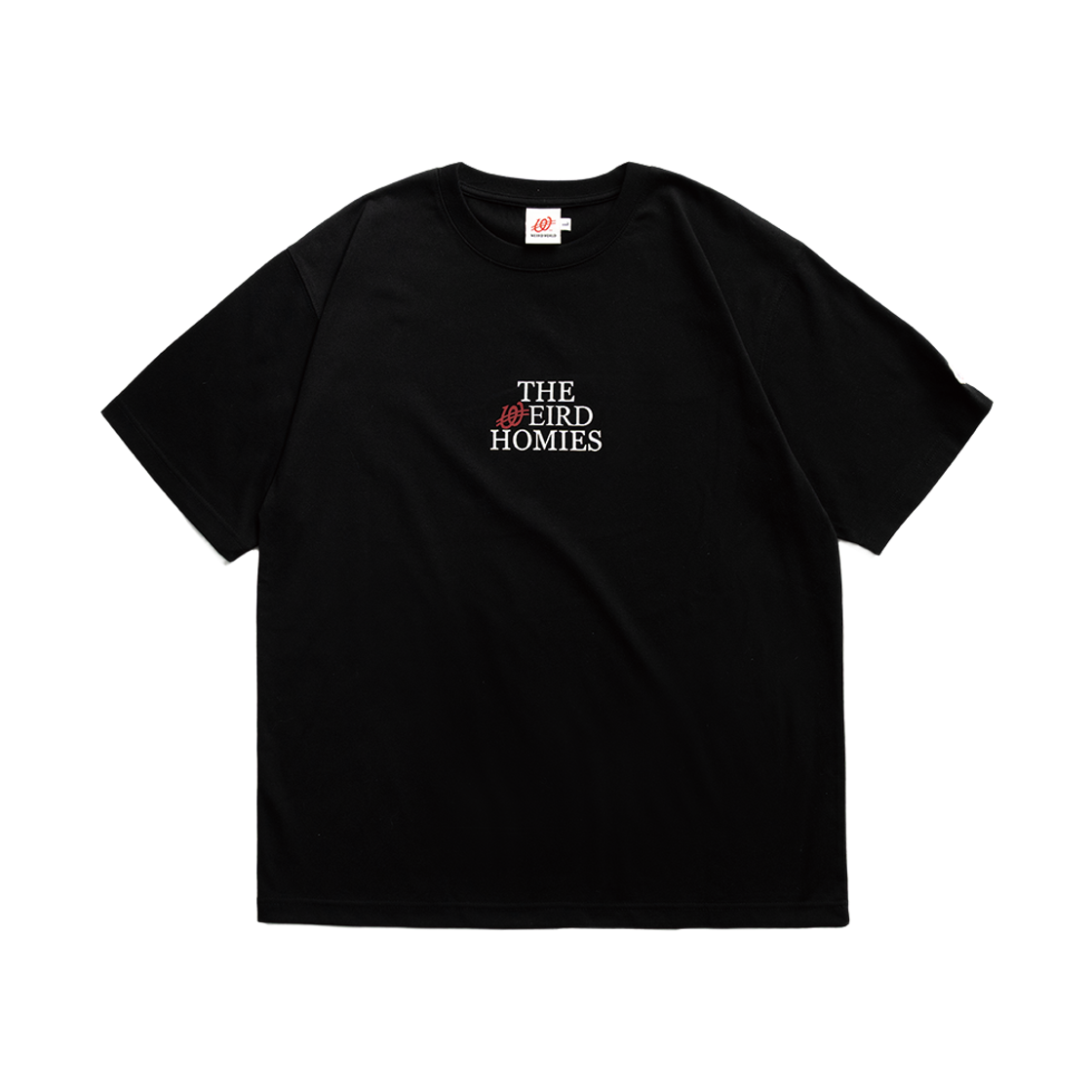 위얼드월드 위얼드호미 티셔츠 블랙(Weird World Weird Homie T-shirt Black)