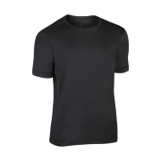 DECATHLON Men's Running Short-Sleeved T-Shirt Run Dry 100 Smoke Black