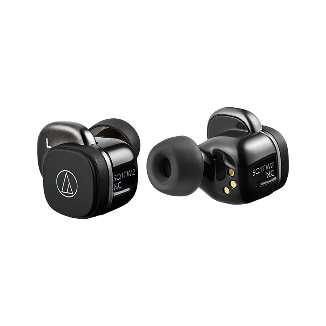 오디오테크니카 ATH-SQ1TW2NC 소형 완전 무선 블루투스 이어폰 블랙(Audio-Technica ATH-SQ1TW2NC Wireless Earbuds Black) - 2