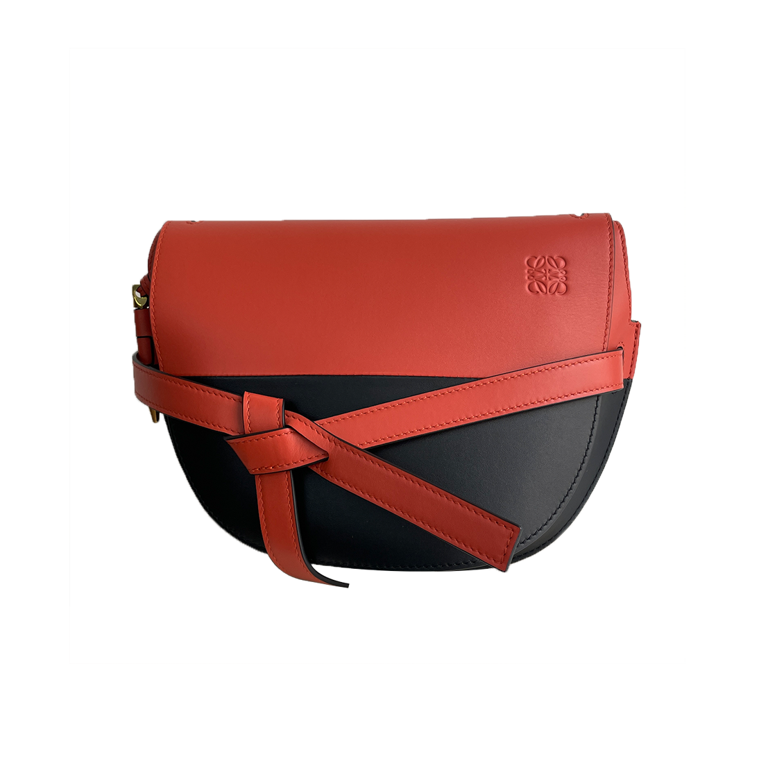 로에베 투톤 레더 게이트백 숄더백 33154T20 9933(Loewe Two-Tone Leather Gate Shoulder Bag 33154T20 9933)
