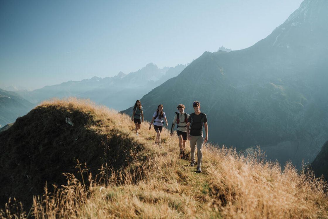 데카트론 남성 등산 반팔 티 MH100 카본 그레이(DECATHLON Men's Hiking Short-Sleeved T-Shirt MH100 Carbon Grey) - 4