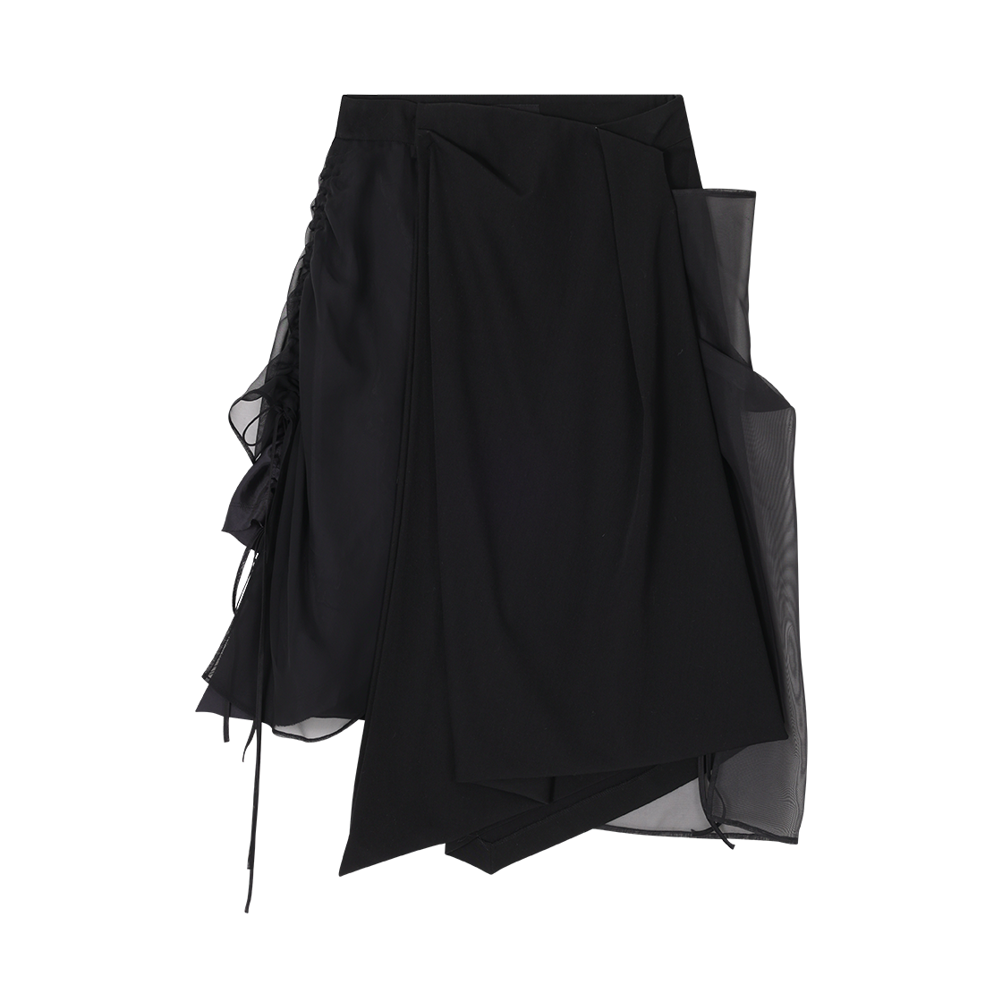 WI2SK700BK (W) SONGZIO COLLECTION Bias Drape Skirt Black