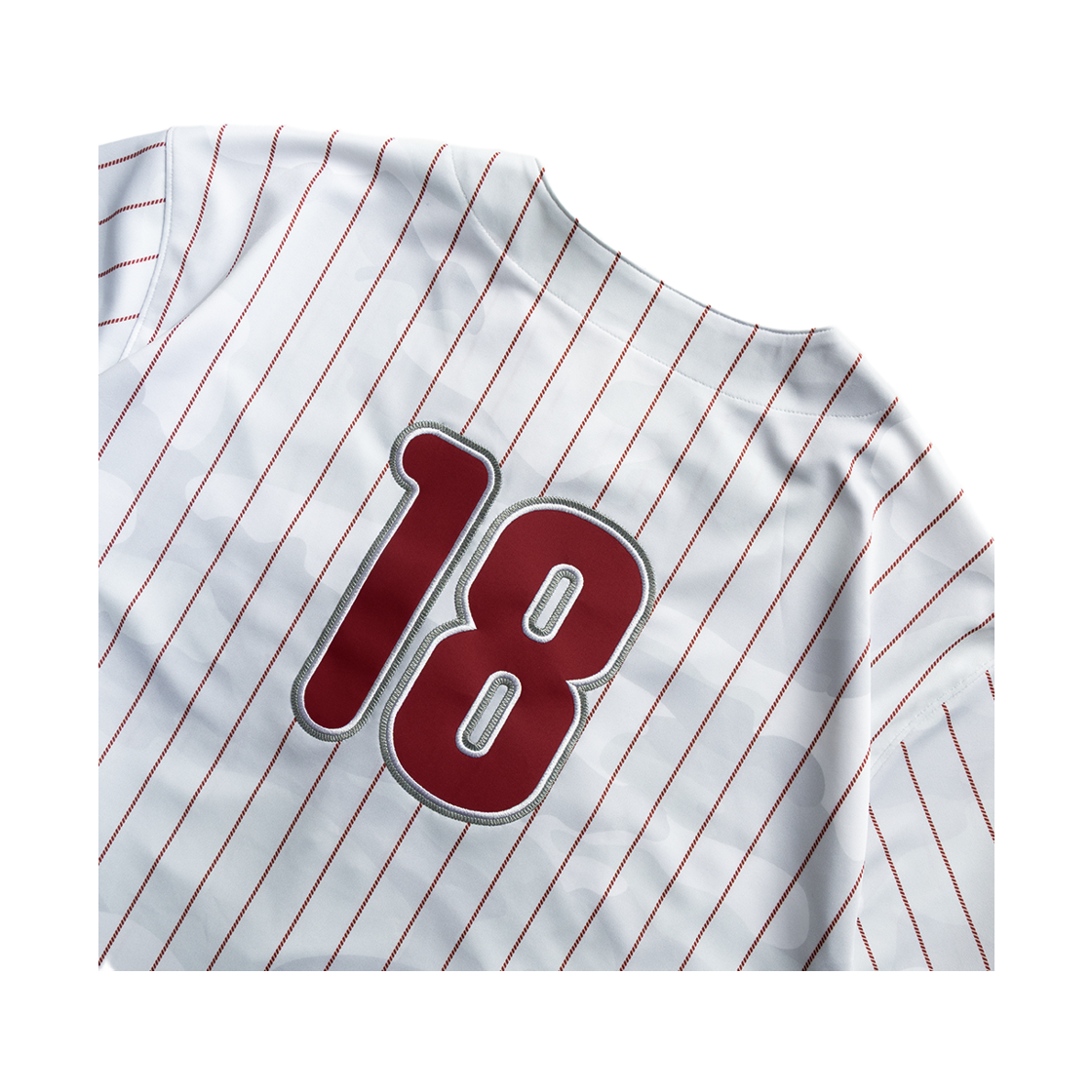 위얼드월드 필라델피아 스트라이프 베이스볼 저지(Weird World Philadelphia Striped Baseball Jersey) - 4