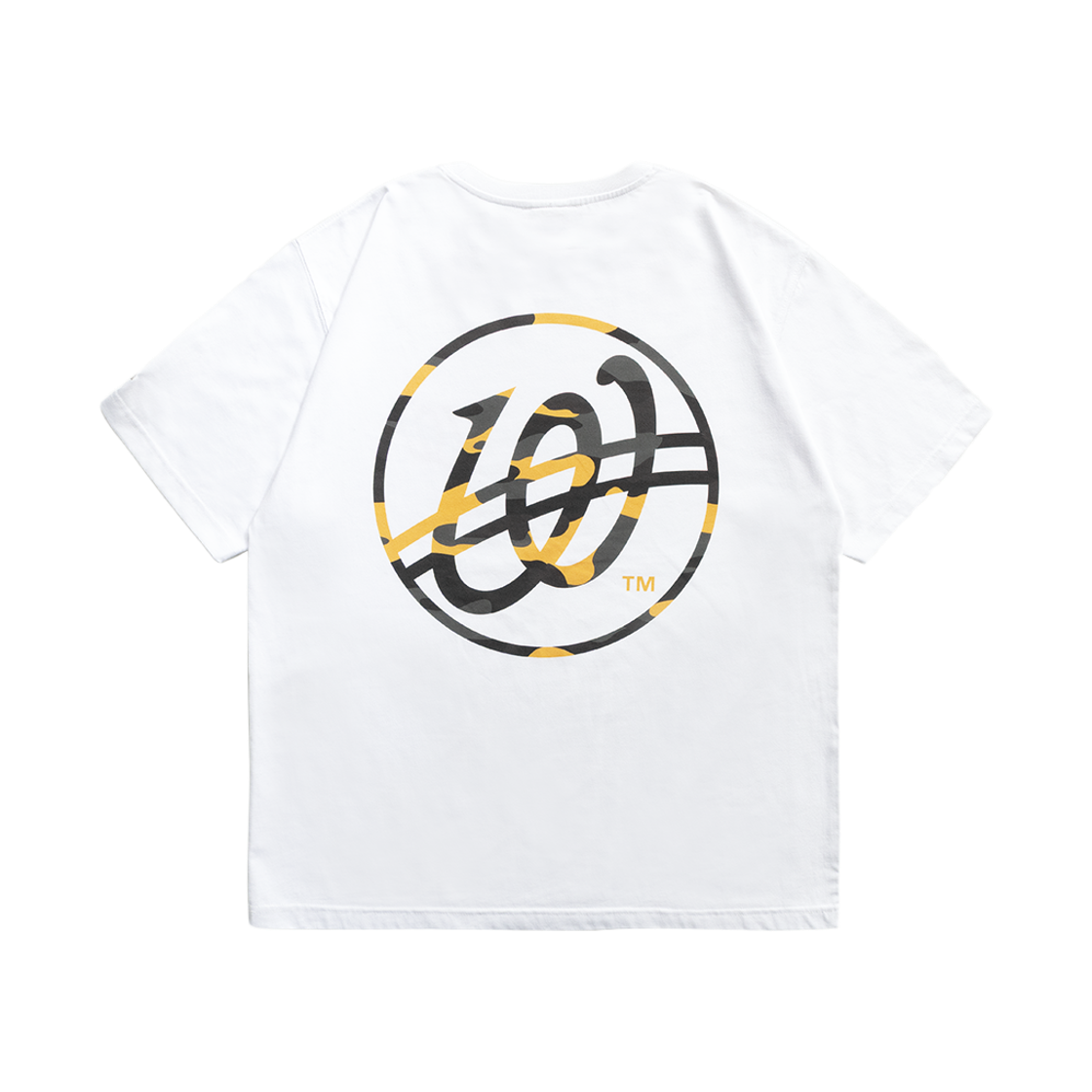위얼드월드 카모플라쥬 서클로고 티셔츠 화이트(Weird World Camouflage Circle Logo T-shirt White)