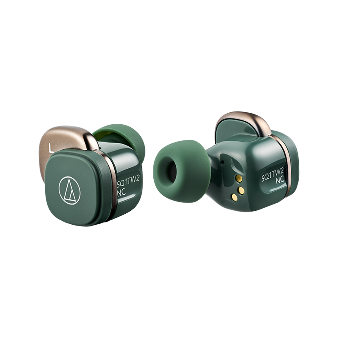 오디오테크니카 ATH-SQ1TW2NC 소형 완전 무선 블루투스 이어폰 포레스트 그린(Audio-Technica ATH-SQ1TW2NC Wireless Earbuds Forest Green) - 2