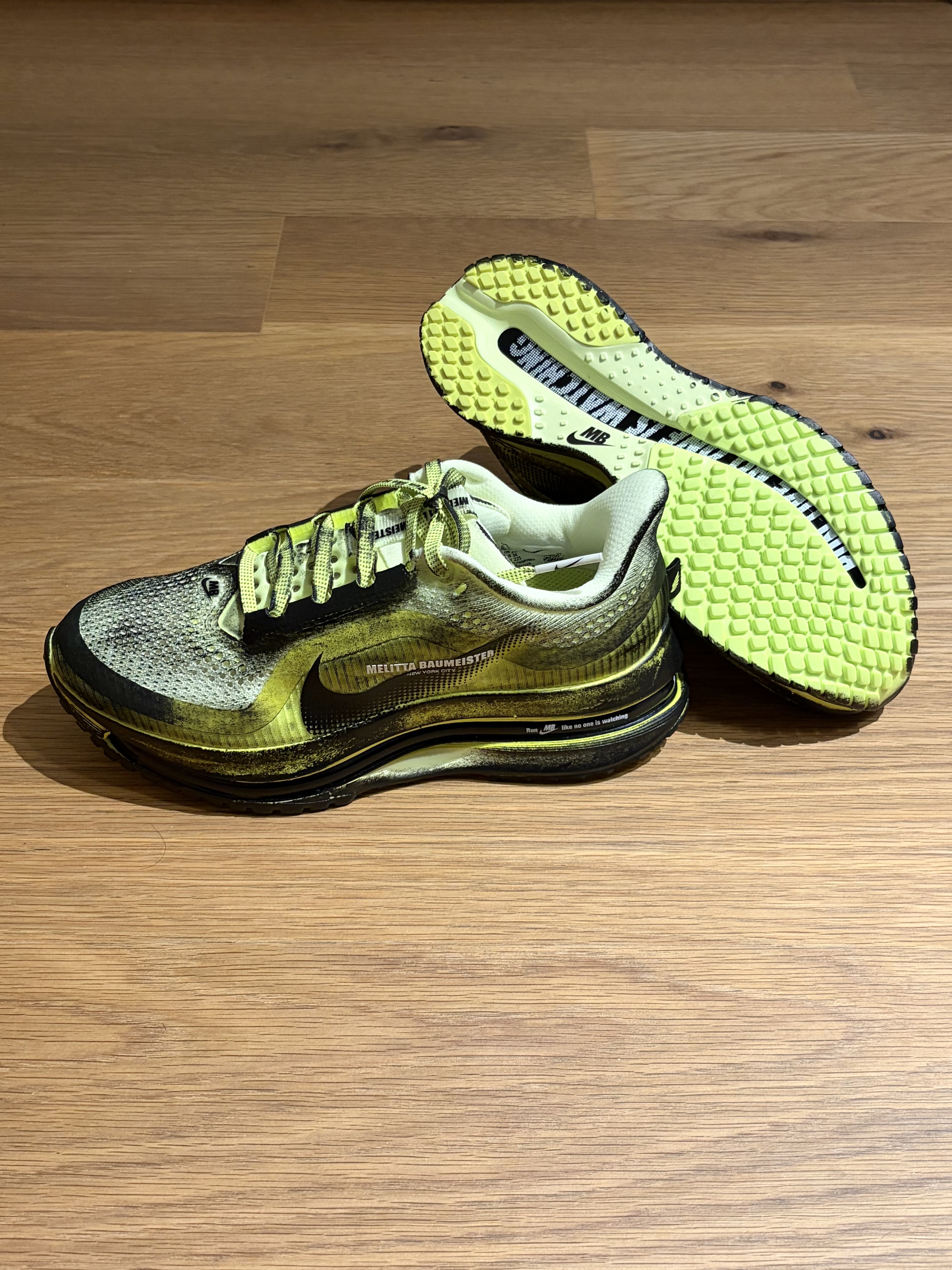 (W) Nike x Melitta Baumeister Pegasus Premium Volt and Cyber 착용 스타일 - 2