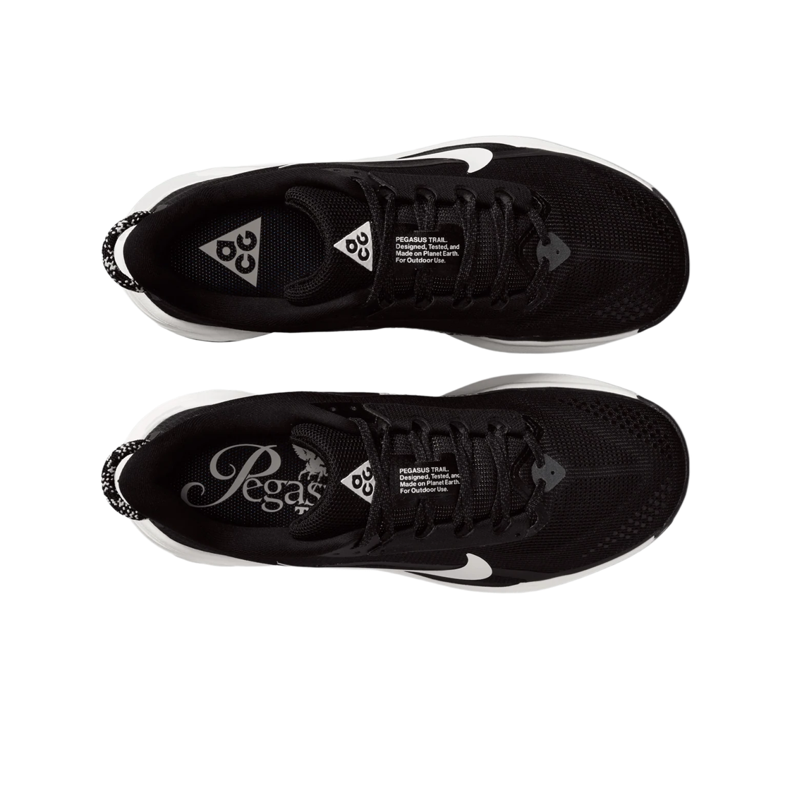 (W) 나이키 ACG 페가수스 트레일 블랙 앤트러사이트((W) Nike ACG Pegasus Trail Black Anthracite) - 2