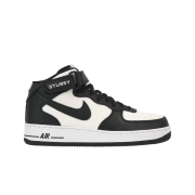 Nike x Stussy Air Force 1 '07 Mid SP Black and Light Bone