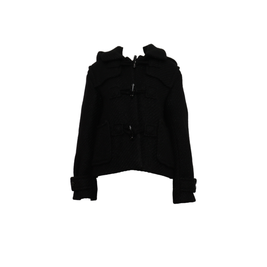 샤넬 P71170 알파카 혼방 트위드 블루종 후드 여성 더플 자켓aa62363(Chanel P71170 Alpaca Blend Tweed Hooded Women Duffle Jacket)