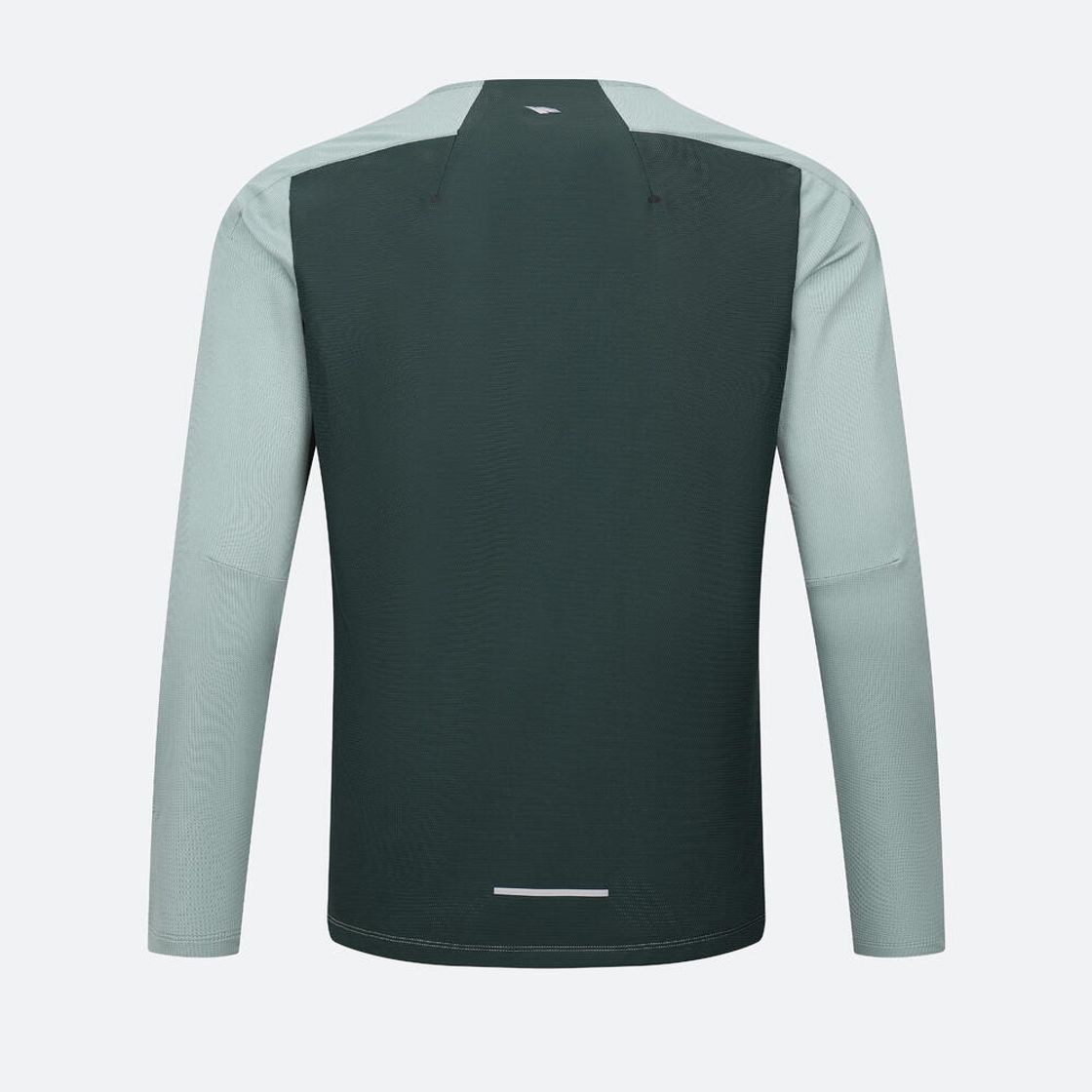 데카트론 남성 러닝 긴팔 티 런 드라이 500 프로즌 그린(DECATHLON Men's Running Long-Sleeved T-Shirt Run Dry 500 Frozen Green) - 3