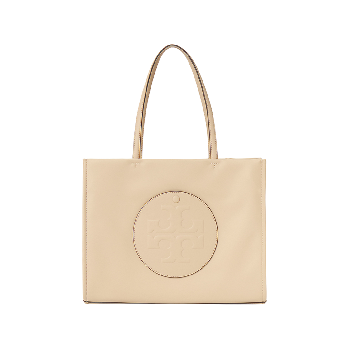 164757-650 Tory Burch Ella Small Tote Bag Beige