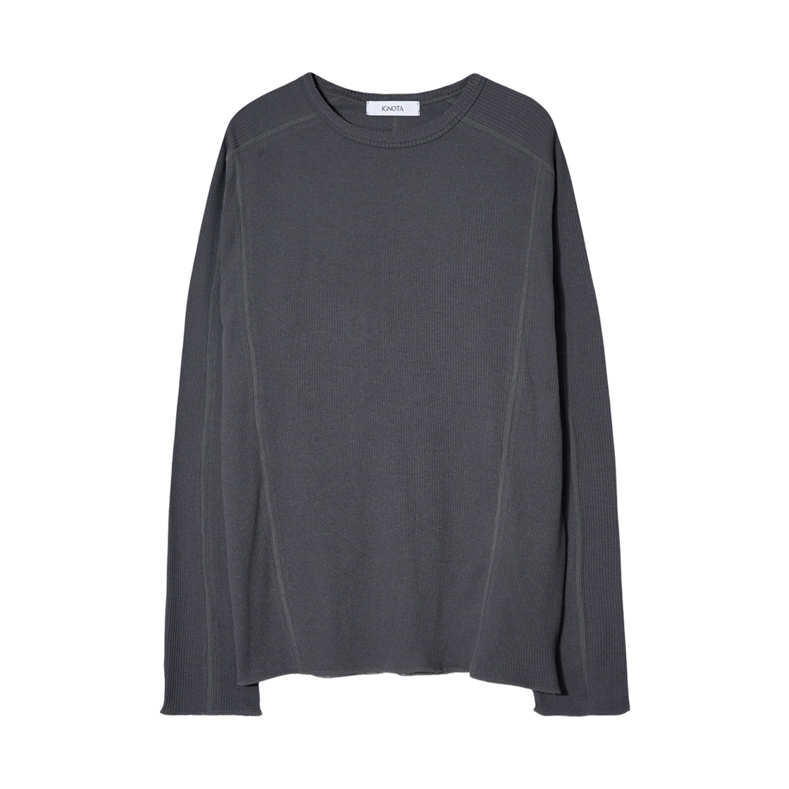 이그노타 코어:14 컷 롱 슬리브 차콜(IGNOTA Core:14 Cut Long Sleeve Charcoal)