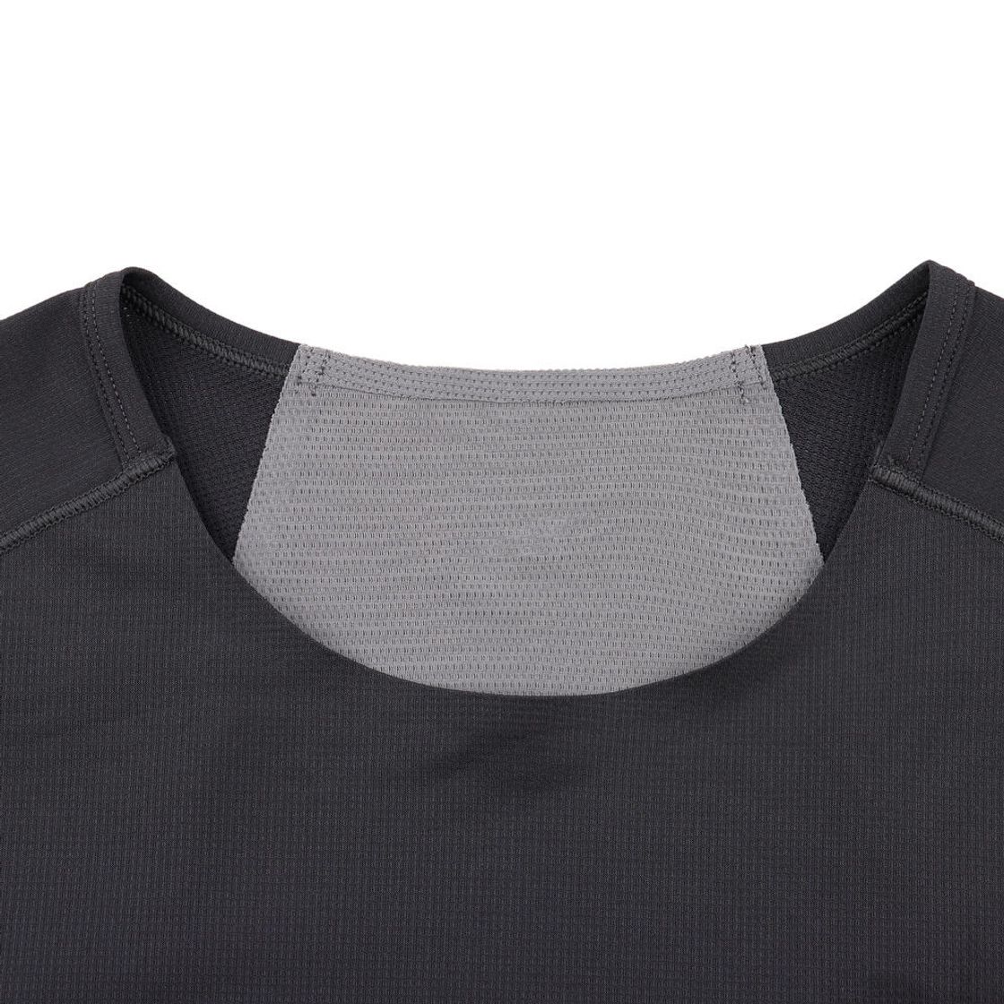 데카트론 남성 러닝 긴팔 티 런 드라이 500 카본 그레이(DECATHLON Men's Running Long-Sleeved T-Shirt Run Dry 500 Carbon Grey) - 5