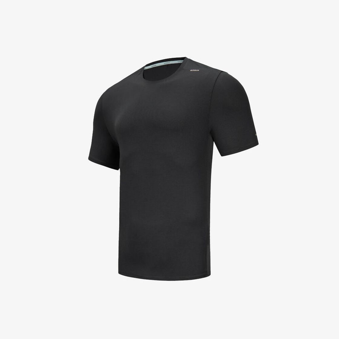 데카트론 남성 러닝 자외선 차단 반팔 티 런 드라이 500 카본 그레이(DECATHLON Men's Running UV Protection Short-Sleeved T-Shirt Run Dry 500 Carbon Grey) - 9