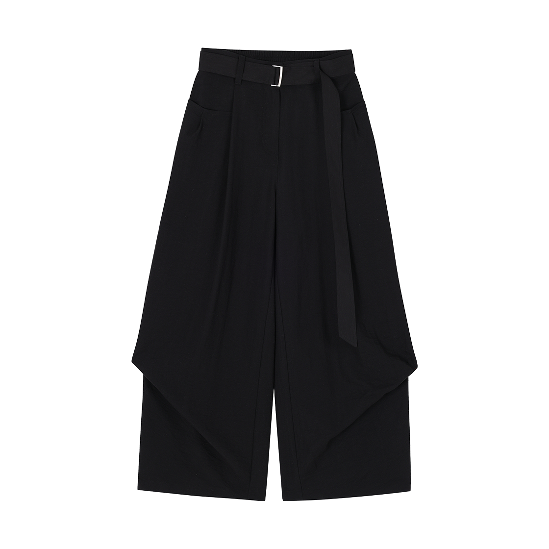 WI3PT754BK (W) SONGZIO COLLECTION Bias Drape Pants Black