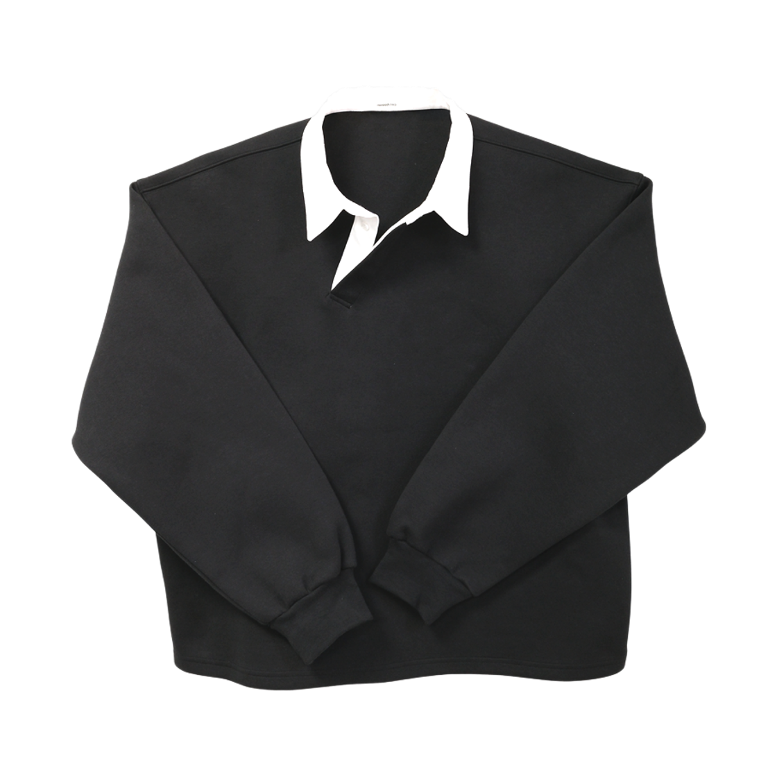 논노드 바이어스 스쿠바 폴로 셔츠 블랙(Nonnod Bias Scuba Polo Shirt Black)