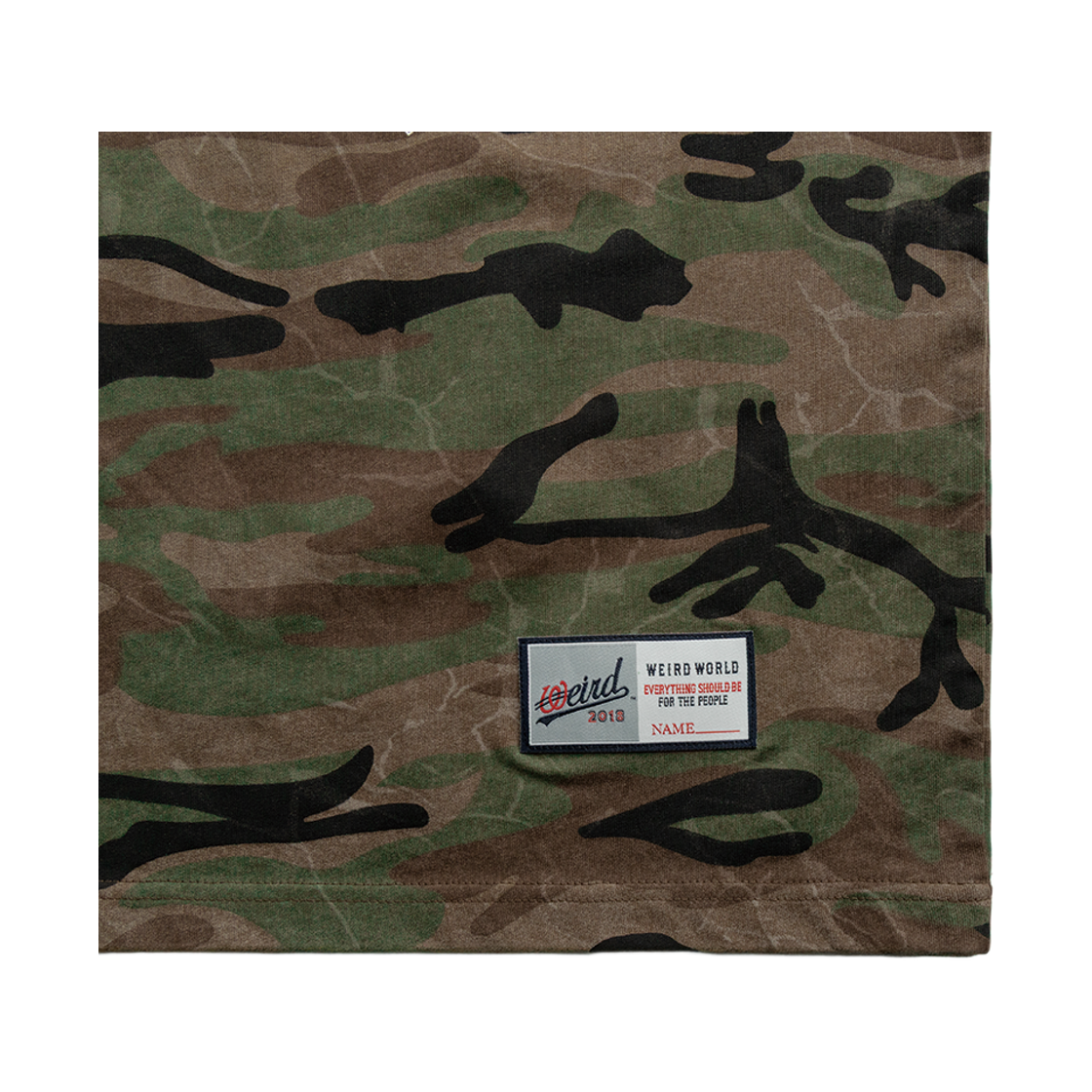 위얼드월드 하트 타워 카모플라쥬 티셔츠(Weird World Heart Tower Camouflage T-shirt) - 5