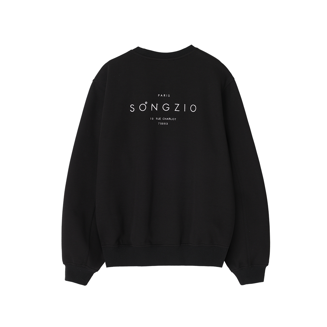 (W) 송지오 오리진 파리 스웻셔츠 블랙((W) SONGZIO Origin Paris Sweatshirt Black) - 2