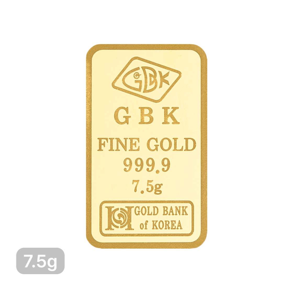 금 3대 검인마크 골드바 7.5g (랜덤 디자인)(Gold The Three Major Hallmarks Gold Bar 7.5g (Random Design))