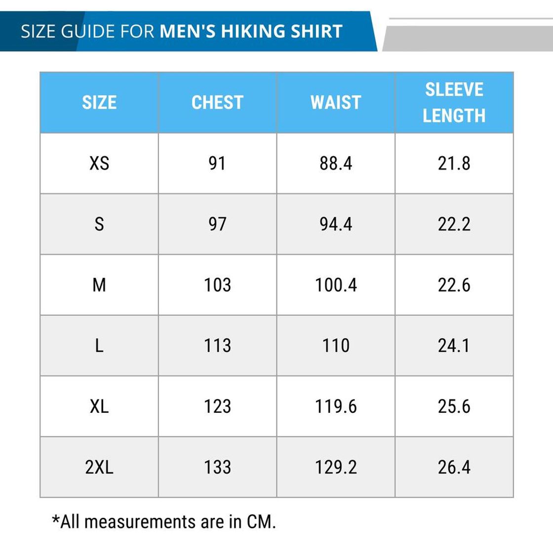 데카트론 남성 등산 반팔 티 MH100 카본 그레이(DECATHLON Men's Hiking Short-Sleeved T-Shirt MH100 Carbon Grey) - 2