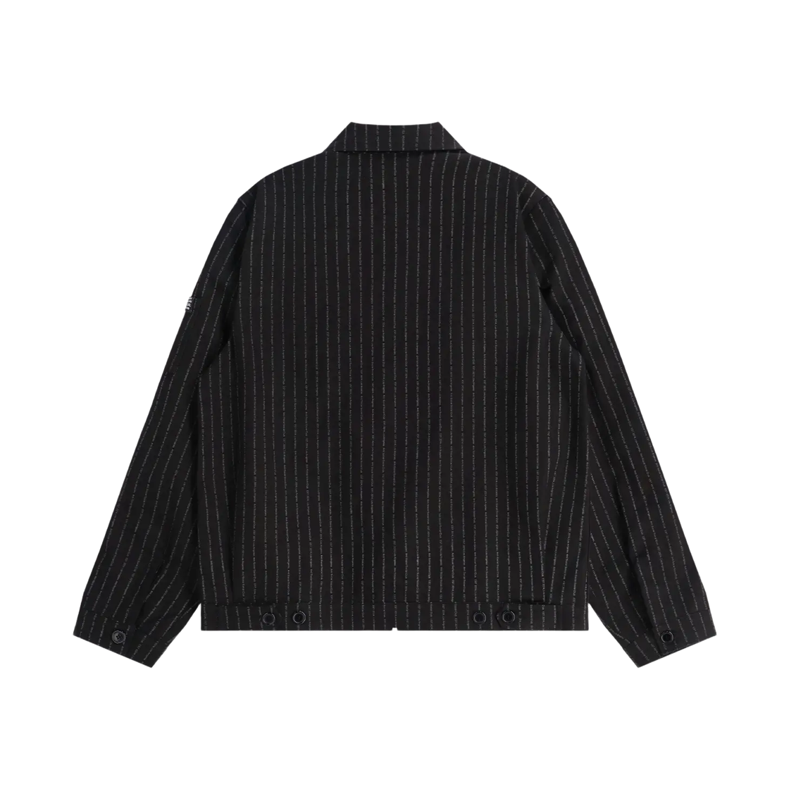 안티 소셜 소셜 클럽 x 디키즈 스트라이프 워크 자켓 블랙(Anti Social Social Club x Dickies Stripe Work Jacket Black) - 2