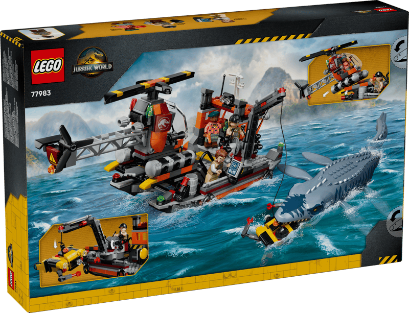 레고 쥬라기 월드 모사사우루스 공룡 보트 공격(Lego Jurassic World Mosasaurus Dinosaur Boat Attack) - 2