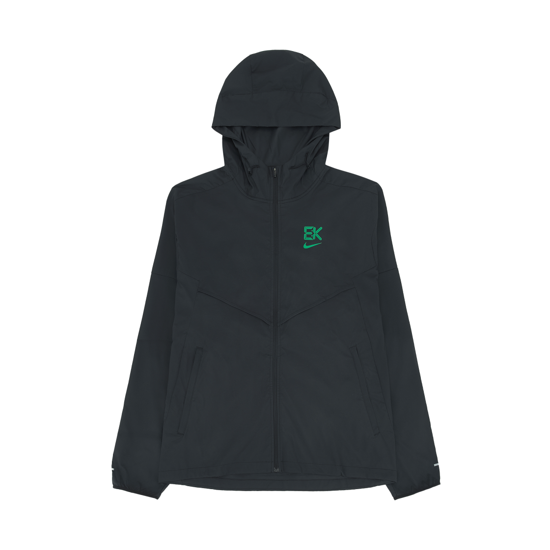 나이키 임파서블리 라이트 킵초게 윈드러너 러닝 자켓 블랙 스타디움 그린 - 아시아(Nike Impossibly Light Kipchoge Windrunner Running Jacket Black Stadium Green - Asia) - 1