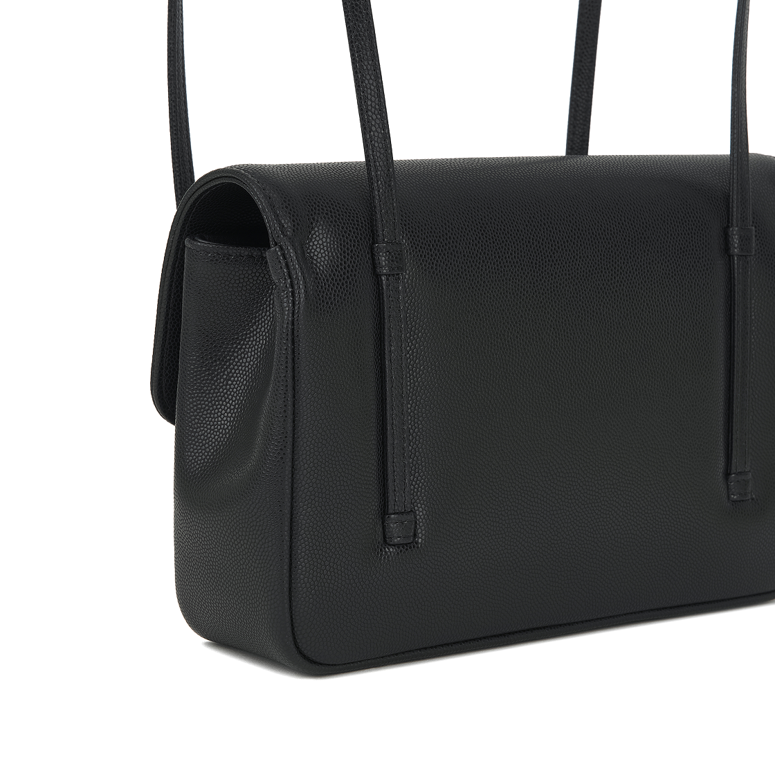 샤넬 스몰 플랩백 그레인드 샤이니 카프스킨 & 골드톤 메탈 블랙(Chanel Small Flap Bag Grained Shiny Calfskin & Gold-Tone Metal Black) - 4