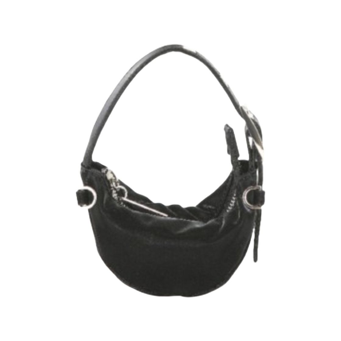 이에이에 베이비 사샤 백 미니백 글로시 블랙(YIEYIE Y.15 Baby Sasha Bag BB23 Glossy Black) - 4