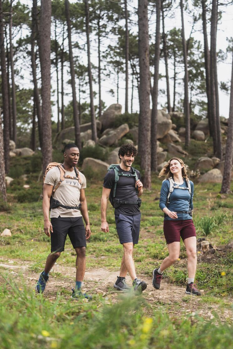 데카트론 남성 등산 반팔 티 MH100 카본 그레이(DECATHLON Men's Hiking Short-Sleeved T-Shirt MH100 Carbon Grey) - 8