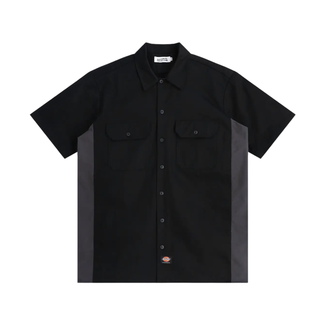 안티 소셜 소셜 클럽 x 디키즈 워크 셔츠 블랙(Anti Social Social Club x Dickies Work Shirts Black) - 2
