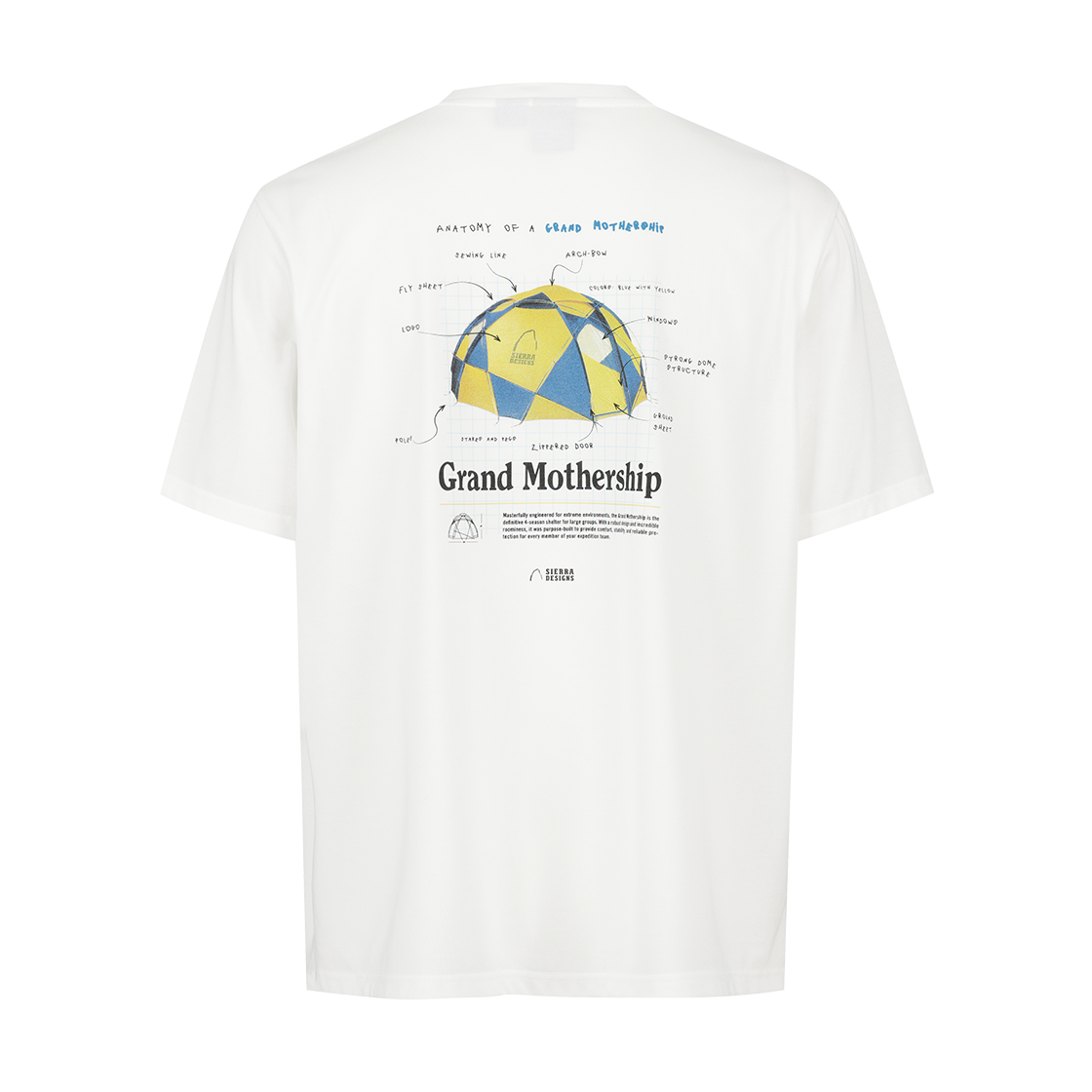 시에라디자인 그랜드마더십 위크라이트 숏슬리브 화이트(SIERRA DESIGNS GRAND MOTHERSHIP Wick Lite Short-Sleeve White) - 2