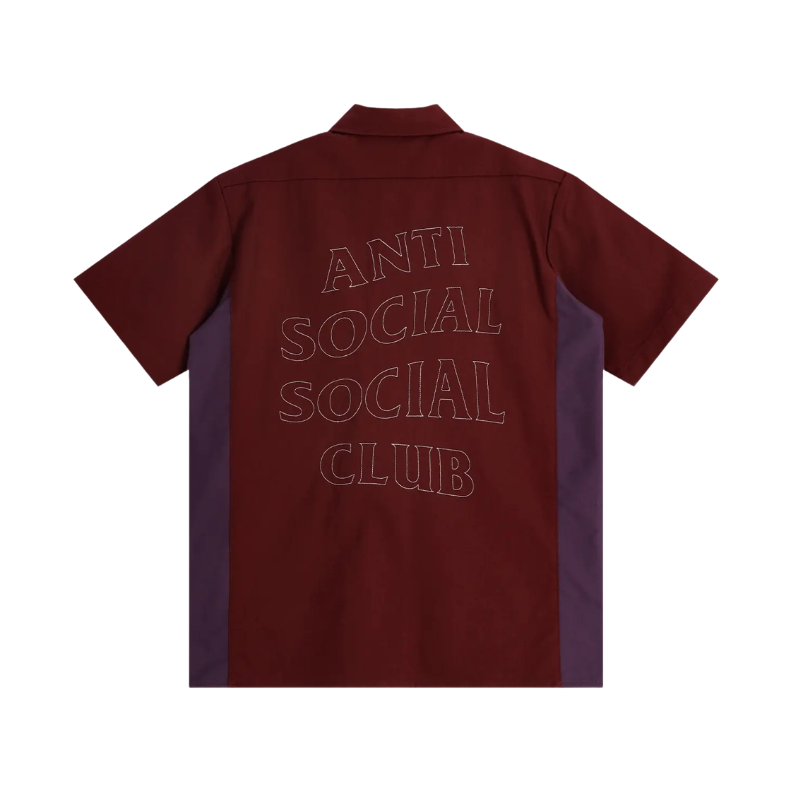 안티 소셜 소셜 클럽 x 디키즈 워크 셔츠 버건디