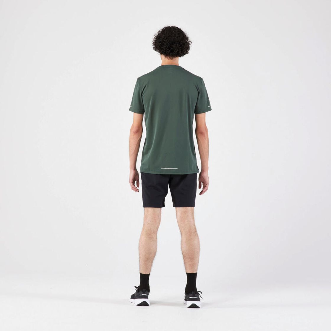 데카트론 남성 러닝 반팔 티 런 드라이 500 스모크 그린(DECATHLON Men's Running Short-Sleeved T-Shirt Run Dry 500 Smoke Green) - 6