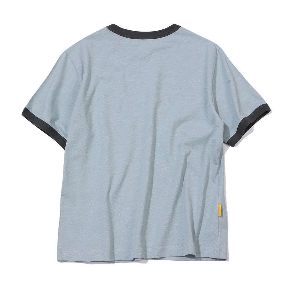 메인부스 베러 스마일 티셔츠 그레이시 블루(MAINBOOTH Better Smile T-shirt GRAYISH Blue) - 2