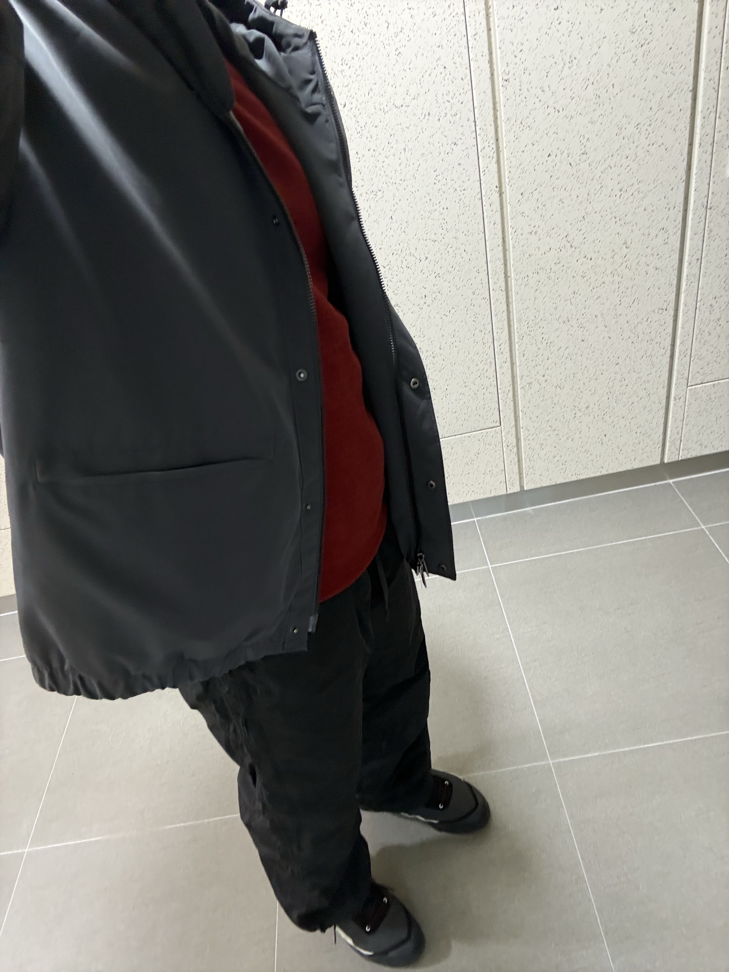 Salomon x GR10K X-Alp Esill Black Metal 착용 스타일 - 2